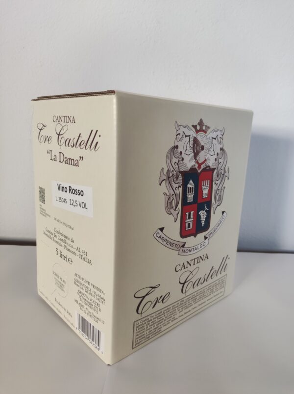 LA DAMA BAG IN BOX VINO ROSSO DA 5 LT